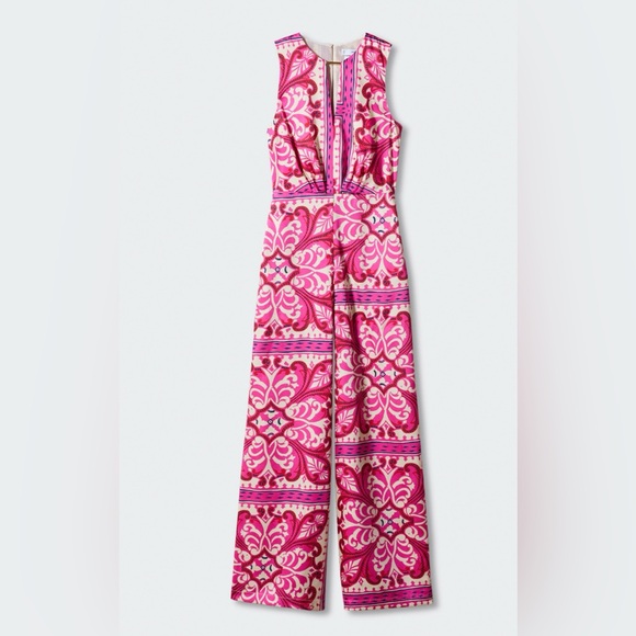 MANGO  NWT Printed jumpsuit - Picture 4 of 6